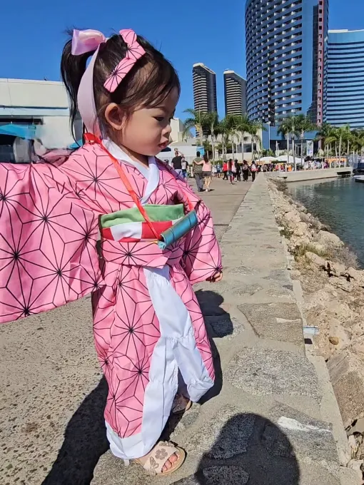 Nezuko Cosplay Kids